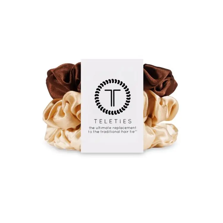 Teleties Silk Scrunchie groß For the Love of Nudes Solange Der Vorrat Reicht