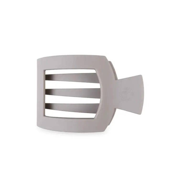 Super-Preis Teleties Medium Flat Square Hair Clip Silver Flames
