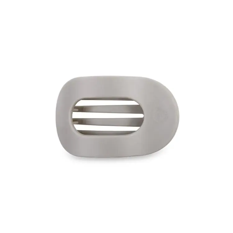 Neu Teleties Flat Round Clip klein Silver Flames