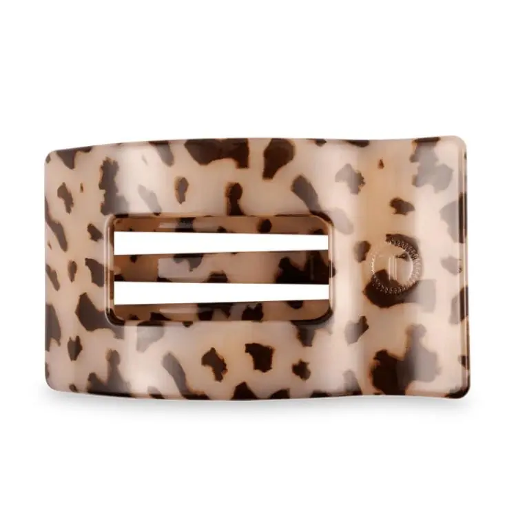 Teleties Large Flat Rectangle Hair Clip Blonde Tortoise Jetzt Kaufen