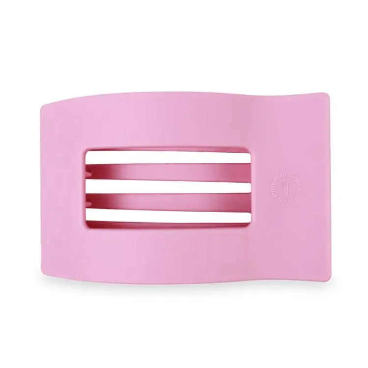 Teleties Large Flat Rectangle Hair Clip Merry Pinkmas Heißes Angebot