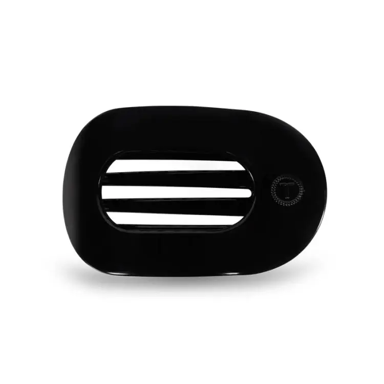 Beliebt Teleties Flat Round Clip medium Jet Black