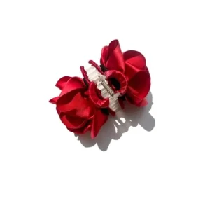 Markenware Solar Eclipse Rosen Haarklammer Satin rot