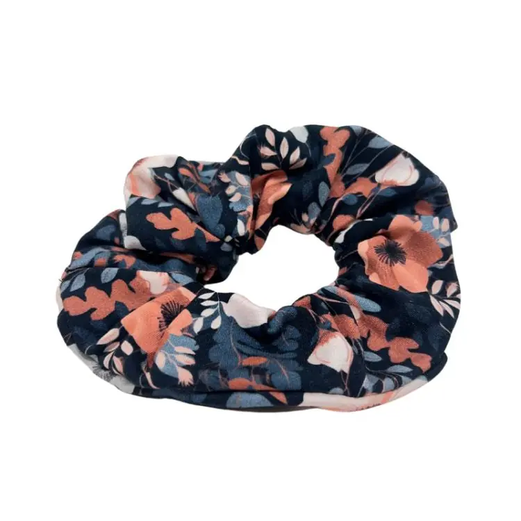 Geprüft Hairjewelz by Elle Scrunchie Maxi Black Floral