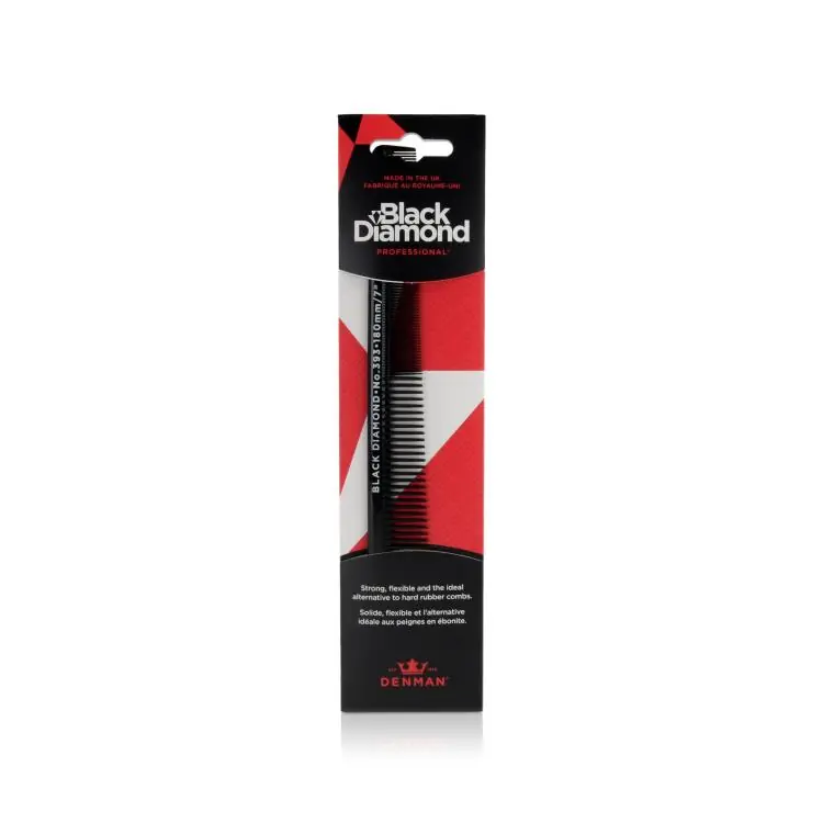 Denman Black Diamond Schneidekamm No. 393 Begrenztes Angebot