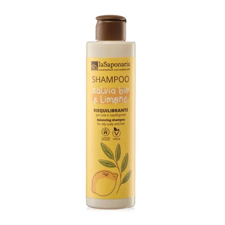 Letzte Chance La Saponaria Salvia Bio e Limone Shampoo