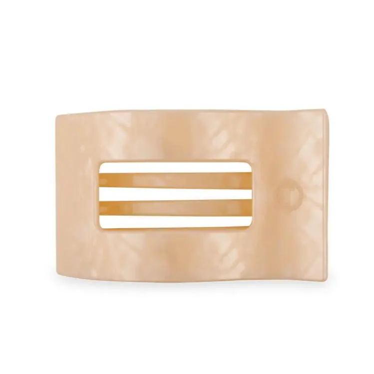 Solange Der Vorrat Reicht Teleties Large Flat Rectangle Hair Clip Soft Surf