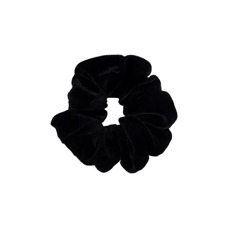 What a bun! Scrunchie Medium Velvet Black Meistverkauft