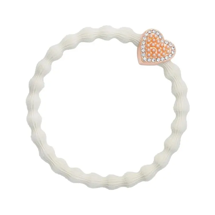 Angebot ByEloise London Bling Haert Creme White