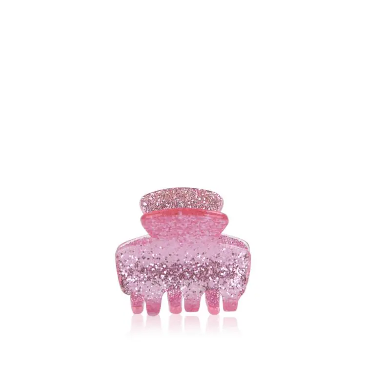 Preisknaller By Vivi Haarklammer Klein Rosa Glitzer