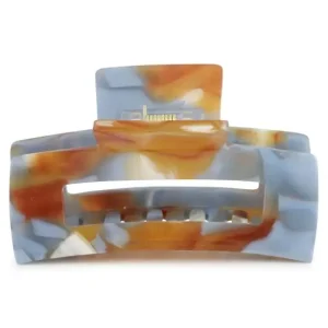 Expressversand Big Metal London Kathryn Bulldog Hairclip Grau Braun