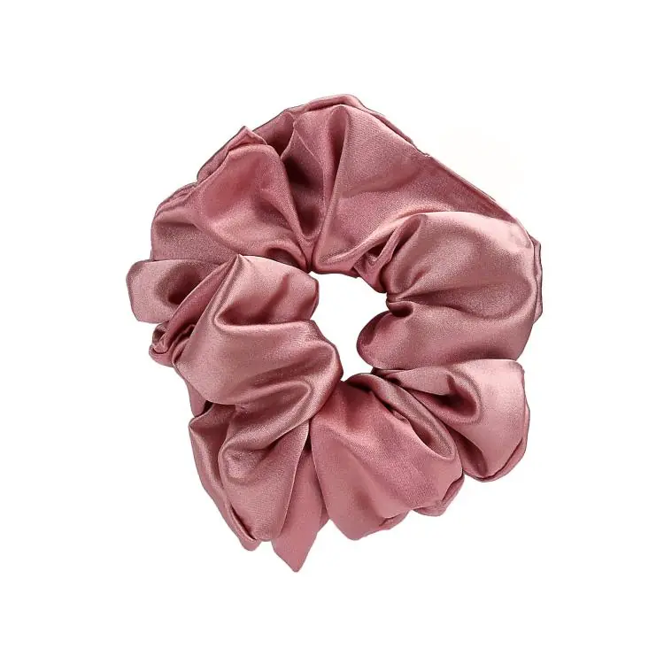Direktkauf What a bun! Scrunchie Large Silk Dusty Pink
