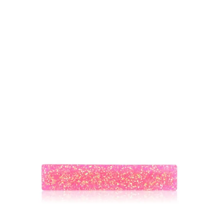 Schnäppchen CG Home gerader Mini Clip Neonpink Glitzer