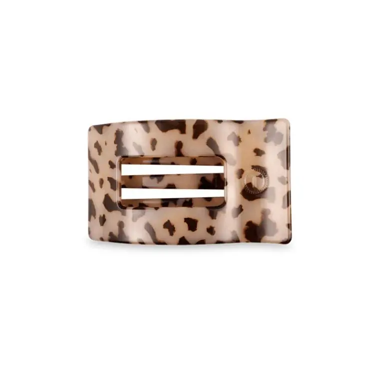 Teleties Small Flat Rectangle Hair Clip Blonde Tortoise Bestseller