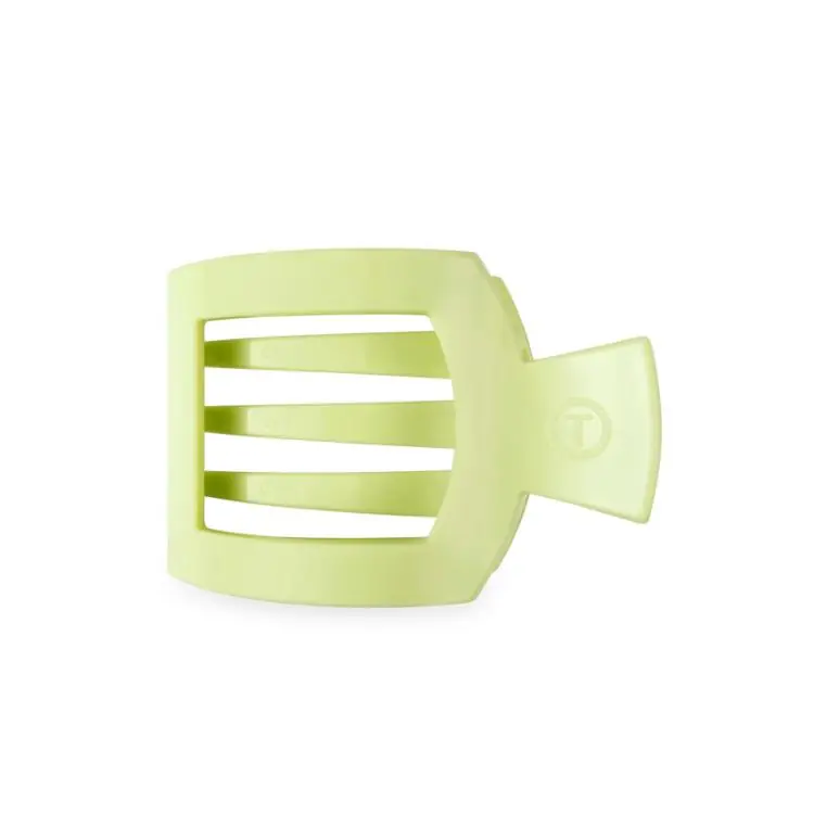 Teleties Medium Flat Square Hair Clip Aloe, There Must-Have