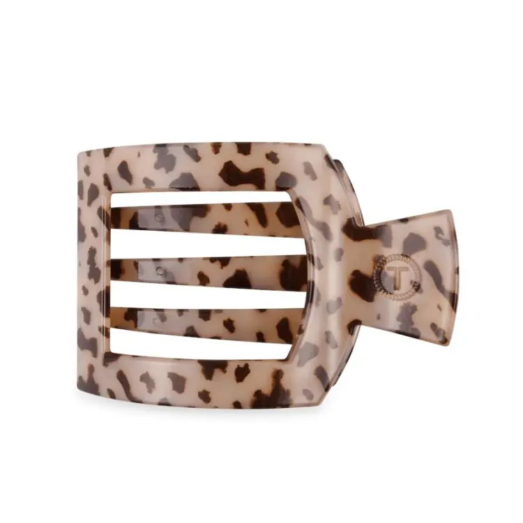 Teleties Large Flat Square Hair Clip Blonde Tortoise Top-Angebot