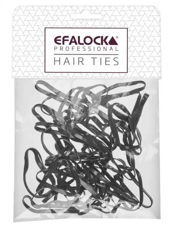 Efalock Hair Ties Silicone Large/Thick schwarz Mega-Angebot
