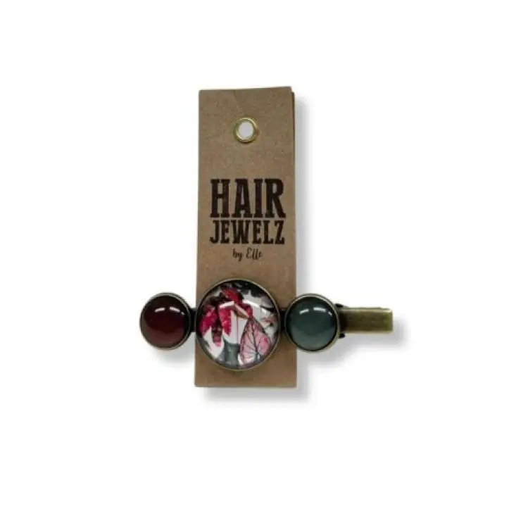 Hairjewelz by Elle Haarspange Alligator Tropical Sichere Zahlung