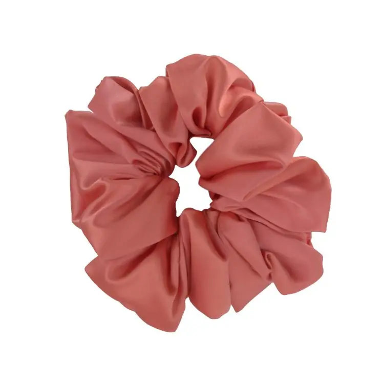 What a bun! Scrunchie Large Satin Coral Finale Aktion