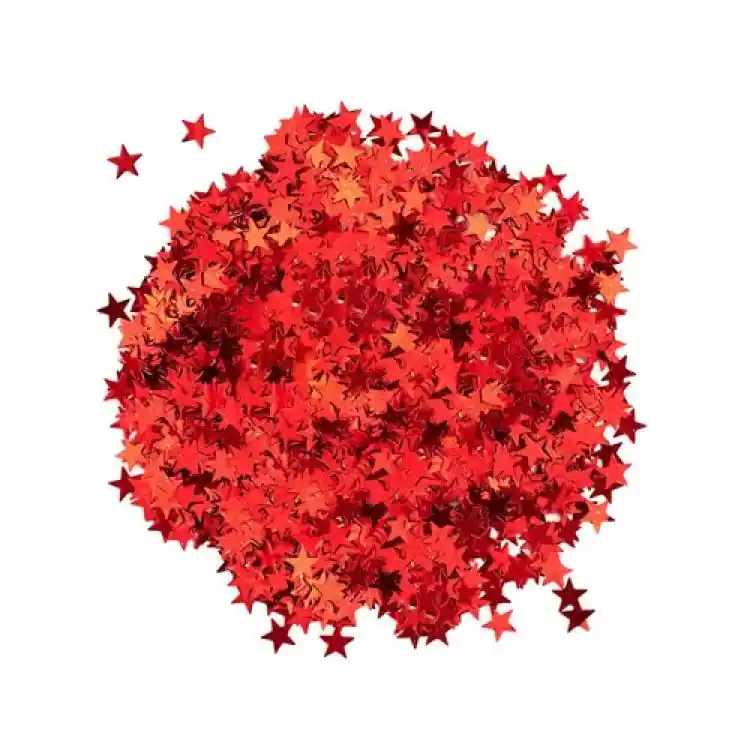 Stargazer Glitter Stars Red Sonderangebot