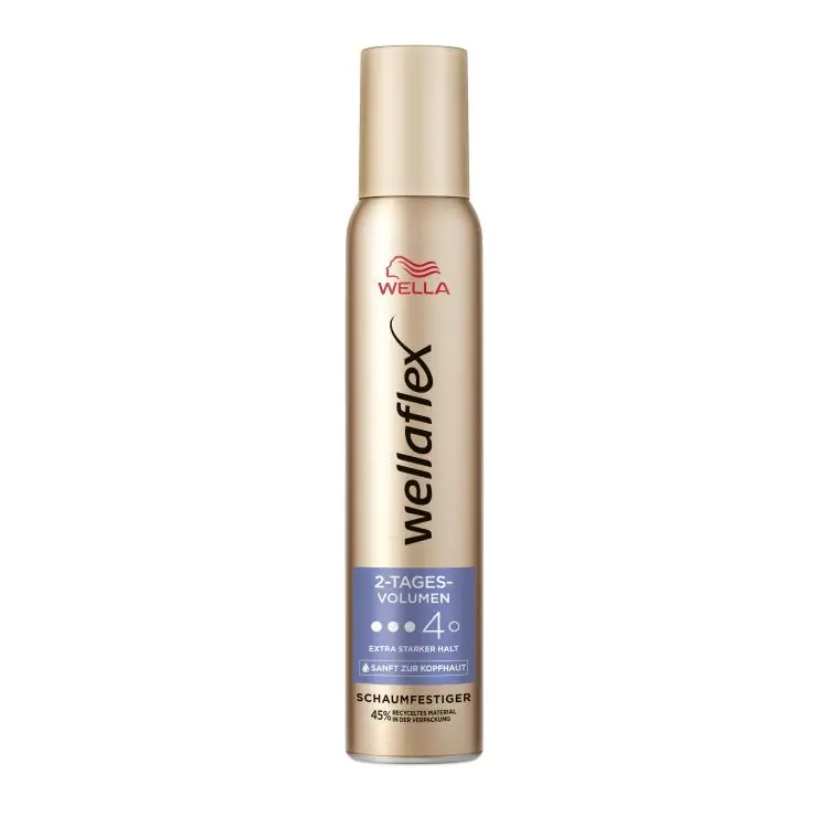Billig Wella Wellaflex 2-Tages-Volumen Schaumfestiger