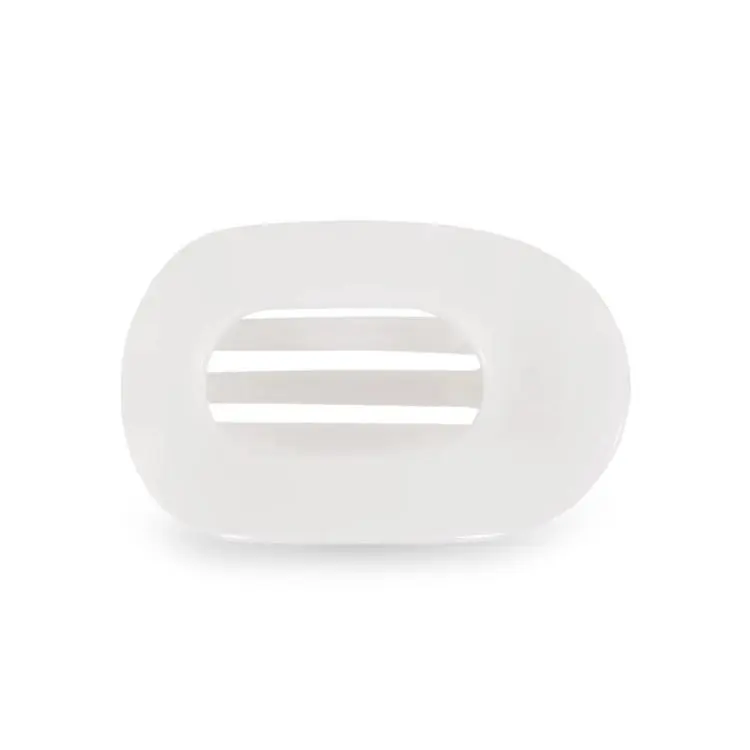 Teleties Flat Round Clip klein Coconut White Bestpreis