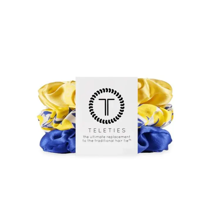 Bestpreis Teleties Silk Scrunchie groß Limoncello