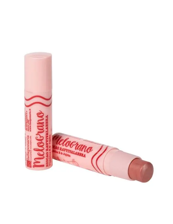 La Saponaria Melograno Biocao Ravvivalabbra Lippenpflege Neu