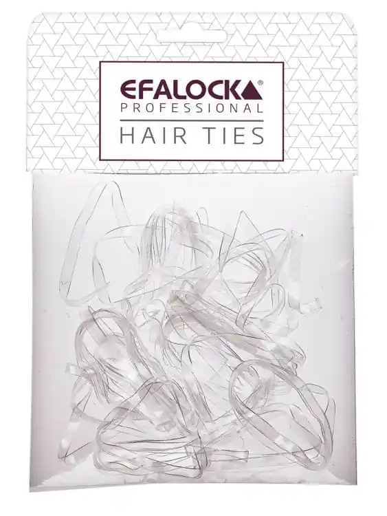 Ausverkauf Efalock Hair Ties Silicone Large/Thick transparent