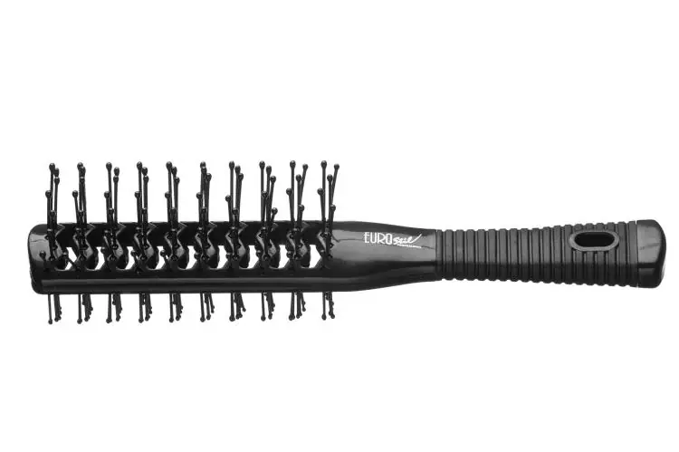 Aktuell Eurostil Doppel-Skelettbürste Soft Collection schwarz