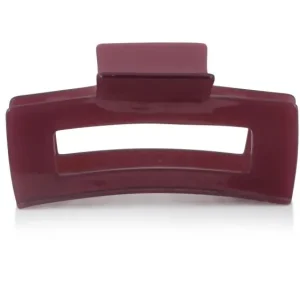 Schnäppchen Big Metal London Rebecca Oversized Bulldog Hairclip Aubergine