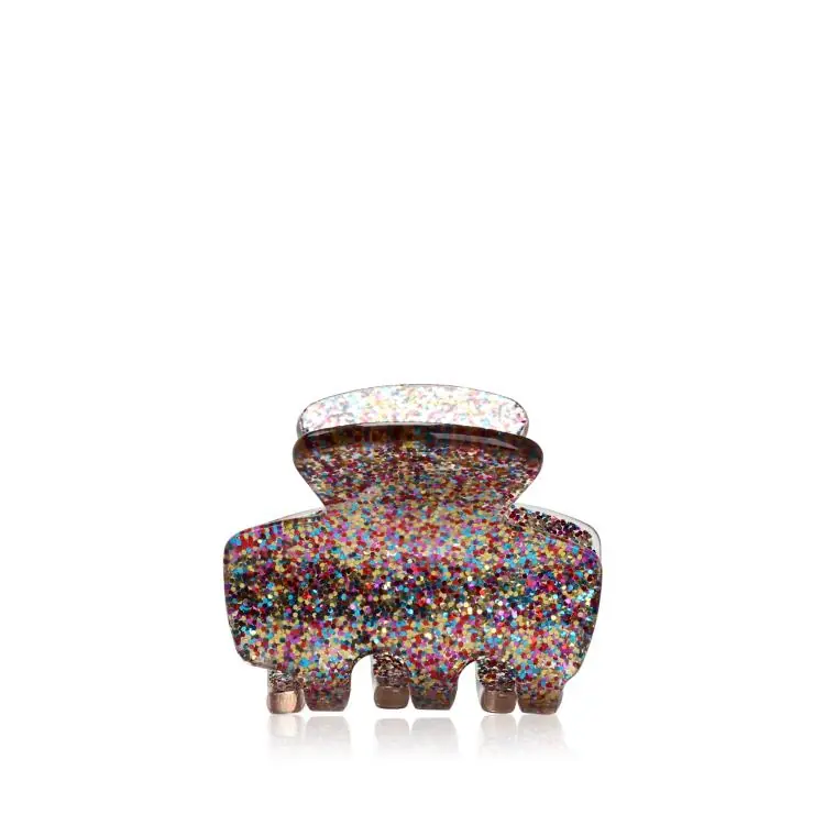 Markenprodukt By Vivi Haarklammer Klein Konfetti Glitzer