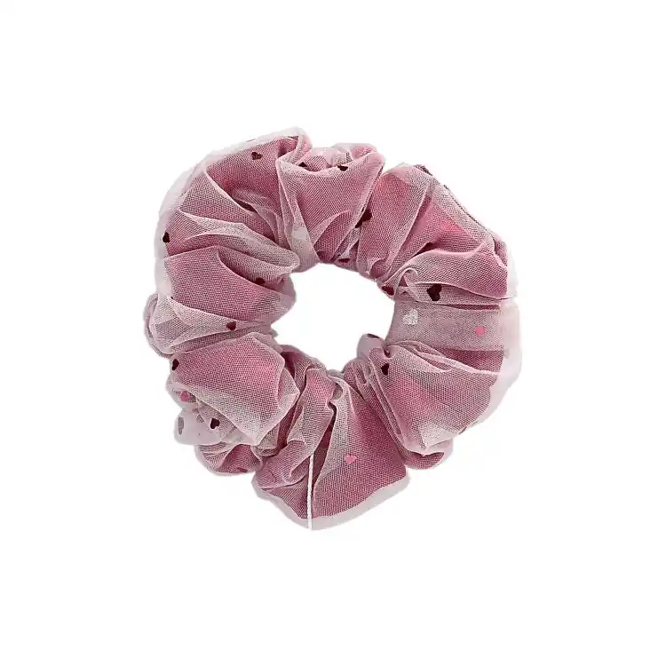 Abverkauf What a bun! Scrunchie Medium Heart Double Filled