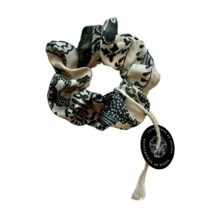 Angebot House of Scrunchies Olive/ Weiß Ornamental Maxi