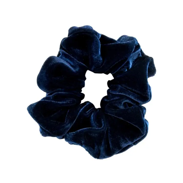 What a bun! Scrunchie Large Velvet Midnight Blue Direktkauf