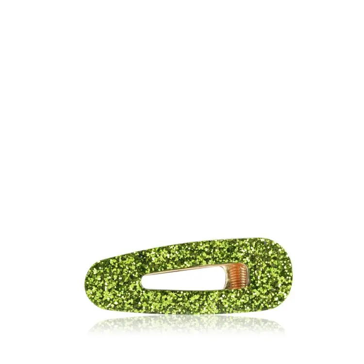 Aktuell CG Home Dreieckige Haarspange limette glitzer