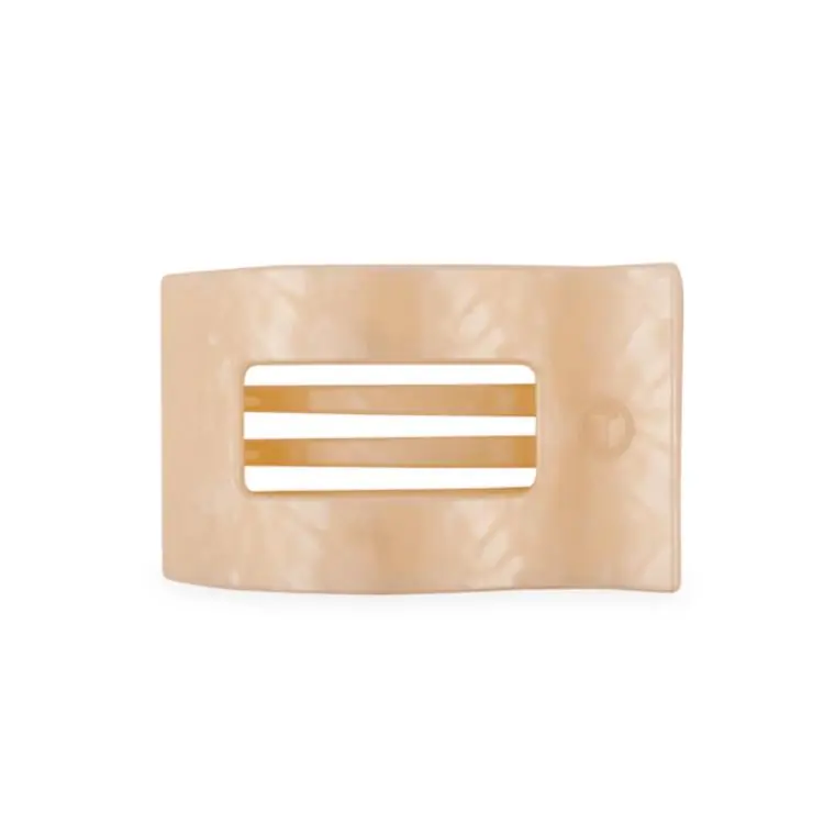Echt Teleties Medium Flat Rectangle Hair Clip Soft Surf