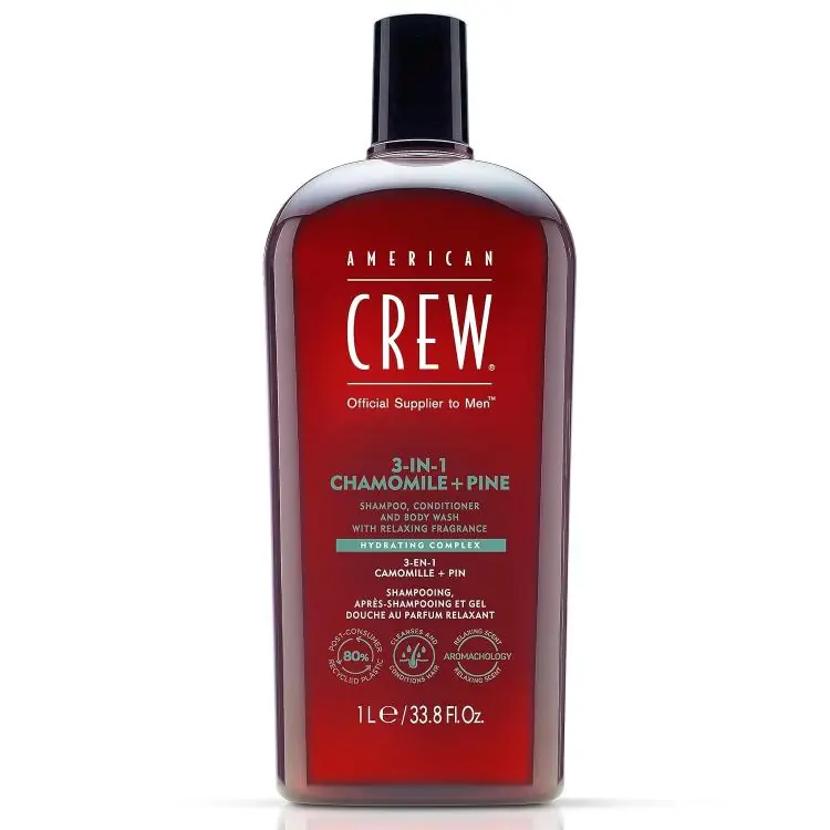 American Crew 3-in-1 Chamomilie + Pine hair-body-wash Nur Für Kurze Zeit