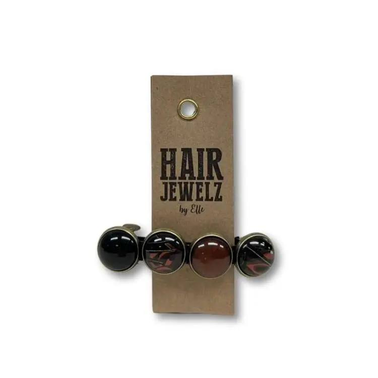 Hairjewelz by Elle Haarspange original Soft Braun Neu