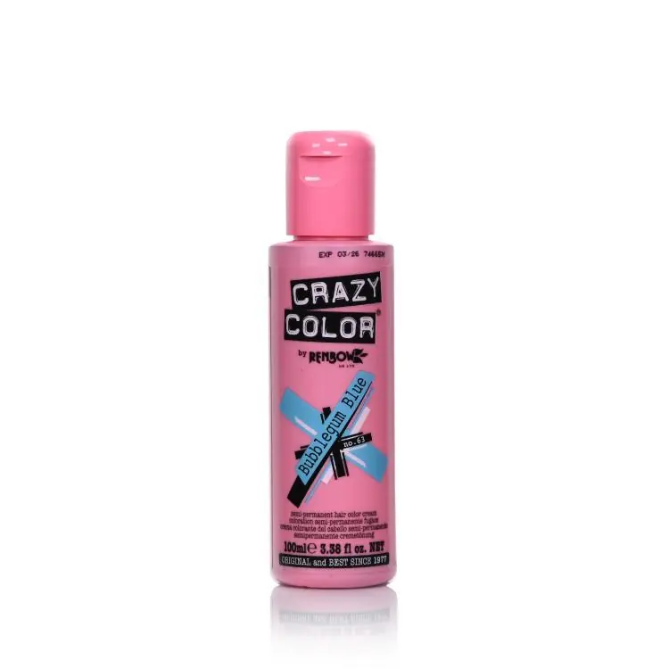 Crazy Color Cremetönung No. 63 Bubblegum Blue Neu