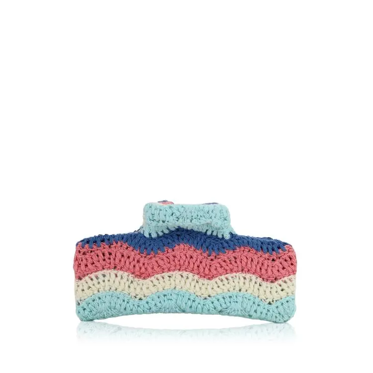 Ausverkauf Helly Hair Haarklammer gestrickt pastell