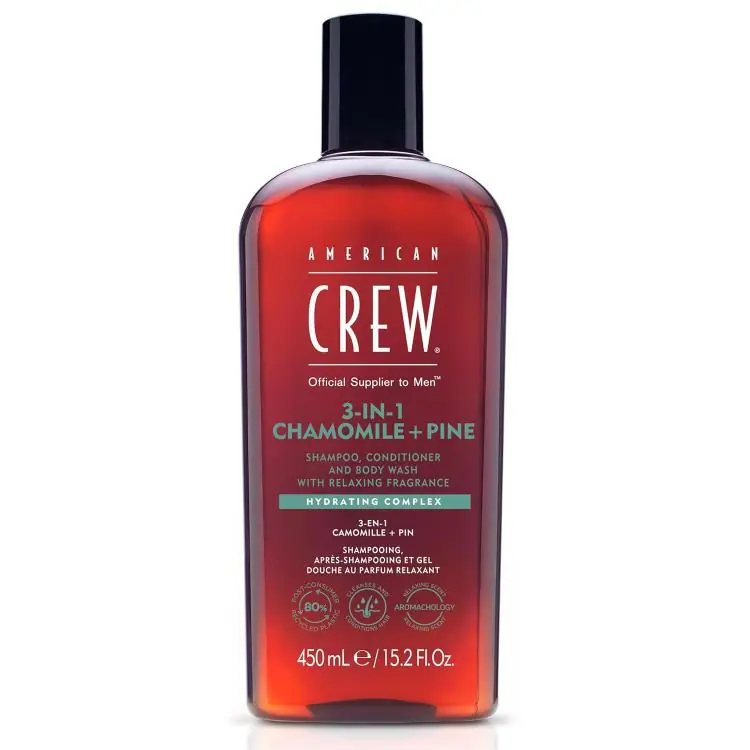 American Crew 3-in-1 Chamomilie + Pine hair-body-wash Top-Preis