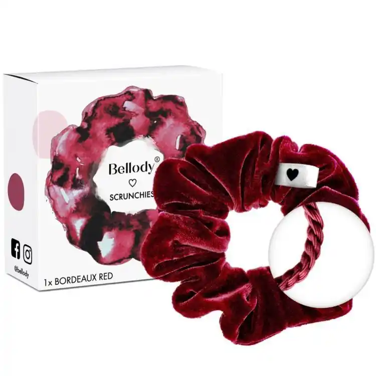 Expressversand Bellody Scrunchie Bordeaux Red