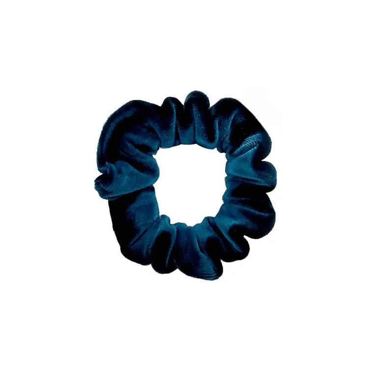 What a bun! Scrunchie Mini Velvet Ocean Blue Aktuell