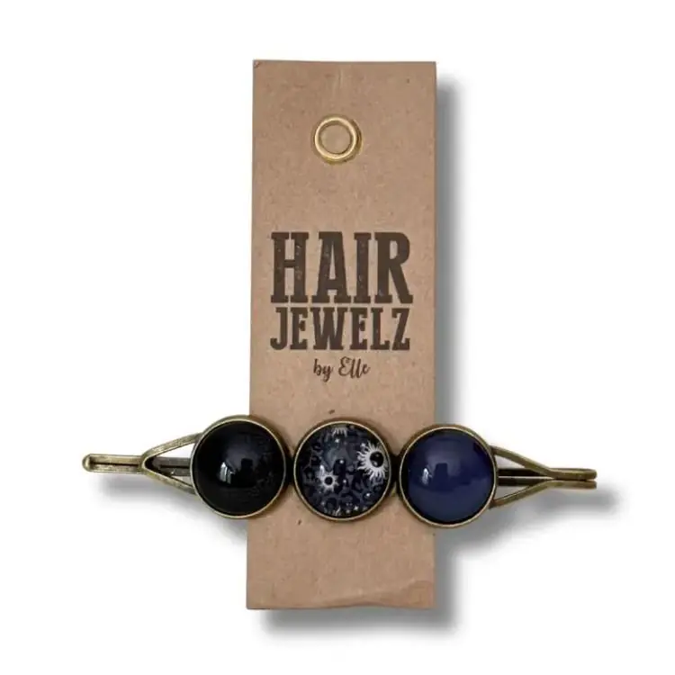 Beliebt Hairjewelz by Elle Colourclip Triple Midnight Blue