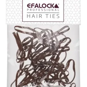 Begrenztes Angebot Efalock Hair Ties Silicone Large/Thick braun