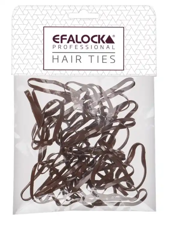 Begrenztes Angebot Efalock Hair Ties Silicone Large/Thick braun