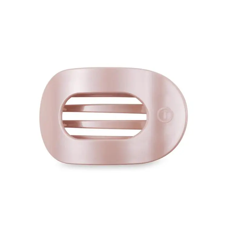 Teleties Flat Round Clip medium Pearly Pink Sonderangebot