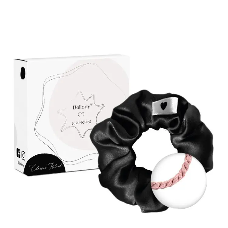 Mega-Angebot Bellody Scrunchie Classic Black Seide