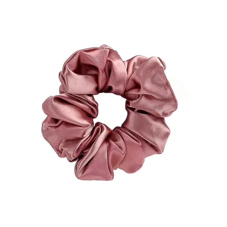 Knallerangebot What a bun! Scrunchie Medium Satin Dusty Pink
